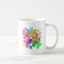 Abstract Paw Prints Mug I