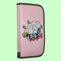 Abstract Peace Sign Stars Scrolls planners