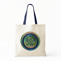 Abstract Peacock Tote Bag by ChristyWyoming Abstract Peacock Tote Bag