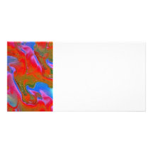abstract photo greeting card