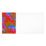 abstract photo greeting card