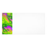 abstract photo card template