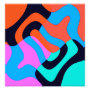 abstract photoenlargement