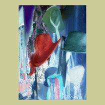 Abstract Photography - Hats Skewed posters