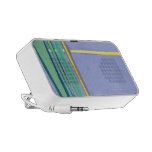 Abstract Picket Fence Portable Speaker