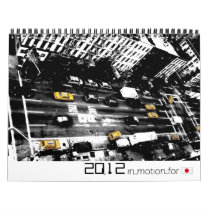 Abstract pictures 2012 (InMotionForJapan-series) Wall Calendar