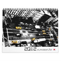 Abstract pictures 2012 (InMotionForJapan-series) Wall Calendar