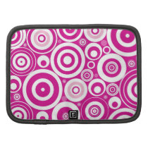 Abstract Pink Circles Folio Planners