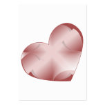 Abstract Pink Heart Business Card