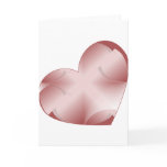 Abstract Pink Heart Card