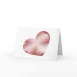 Abstract Pink Heart Cards