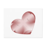 Abstract Pink Heart Post Cards