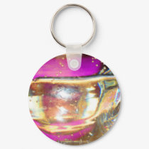 Abstract pink keychains