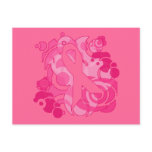 Abstract Pink Ribbon Products Post Card