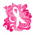 Abstract Pink Ribbon Products t-shirts