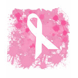 Abstract Pink Ribbon T Shirts