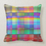 Abstract Plaid pillows