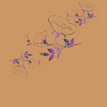 Abstract Plum Flowers! t-shirts by Perlyyyy Abstract Plum Flowers! t-shirts