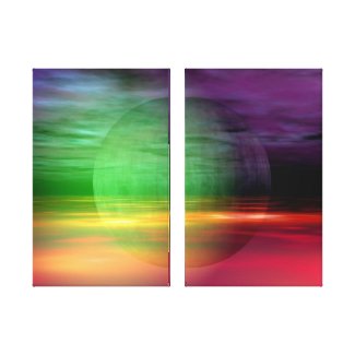 Abstract Poison Wrapped Canvas wrappedcanvas