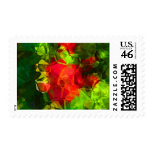 Abstract Polygons 10 Postage Stamps