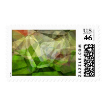 Abstract Polygons 164 Postage Stamp