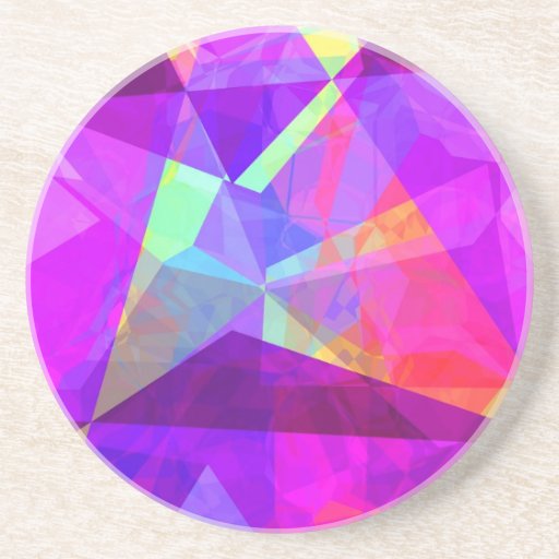Abstract Polygons 241 Drink Coaster