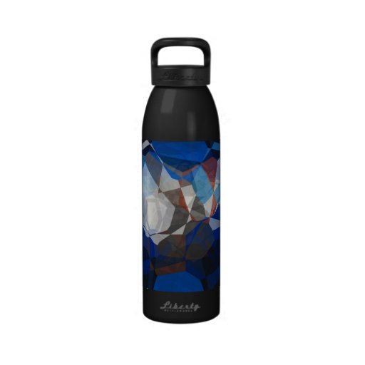 Abstract Polygons 258 Reusable Water Bottle