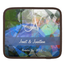 Abstract Polygons 41 Customizable Monogram ipad sleeves