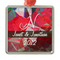 Abstract Polygons 54 Customizable Monogram ornaments