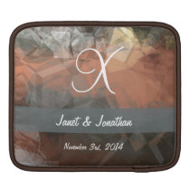 Abstract Polygons 64 Customizable Monogram ipad sleeves