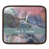 Abstract Polygons 85 Customizable Monogram ipad sleeves