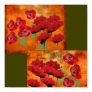 abstract, oil, painting, poppy, poppies,