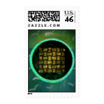 Abstract Post... Postage Stamp