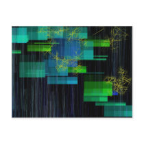 Abstract Postcard