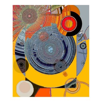 Abstract Poster - Propaine print