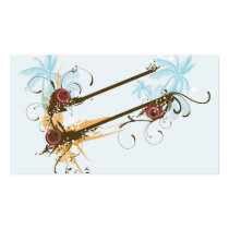 Abstract Profile Card business cards