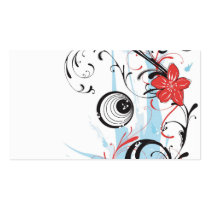Abstract Profile Card business cards
