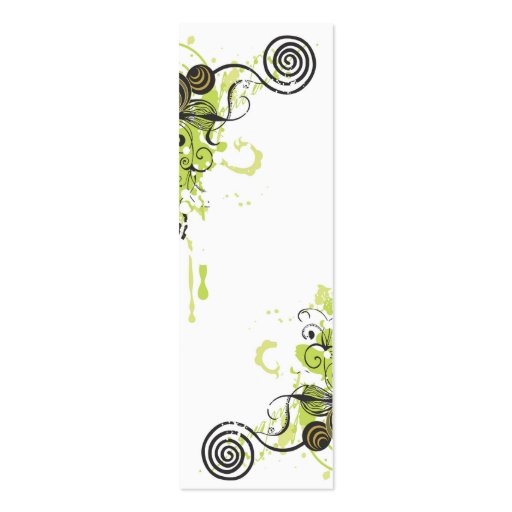 Abstract Profile Card Business Card (front side)