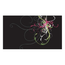 Abstract Profile Card business cards by coconutpie Abstract Profile Card business cards