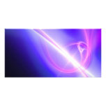 Abstract Purple and Blue Fractal Art photo cards