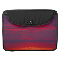 Abstract Purple and Orange Sunset MacBook Pro Sleeves