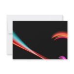 Abstract Purple Fractal Swoosh Invites