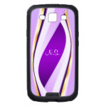 Abstract purple line skinit case