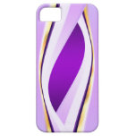 Abstract purple line casemate cases