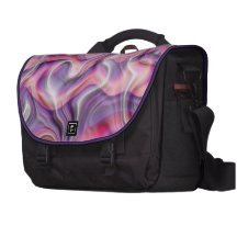 Abstract Purple Pink Laptop Bag
