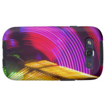 Abstract Purple Yellow Red and Green Lights Galaxy S3 Covers