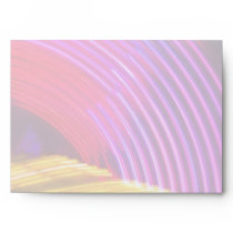 Abstract Purple Yellow Red and Green Lights Envelope