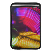 Abstract Purple Yellow Red and Green Lights MacBook Sleeve