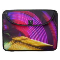 Abstract Purple Yellow Red and Green Lights MacBook Pro Sleeves