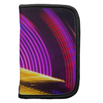 Abstract Purple Yellow Red and Green Lights Planner